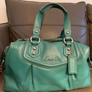 COACH Satchel (color: Cool Green)